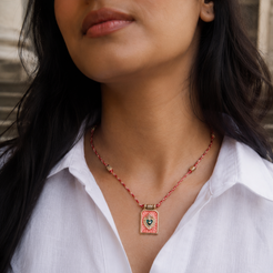 Mini Tag Thread Pendant Mozaati