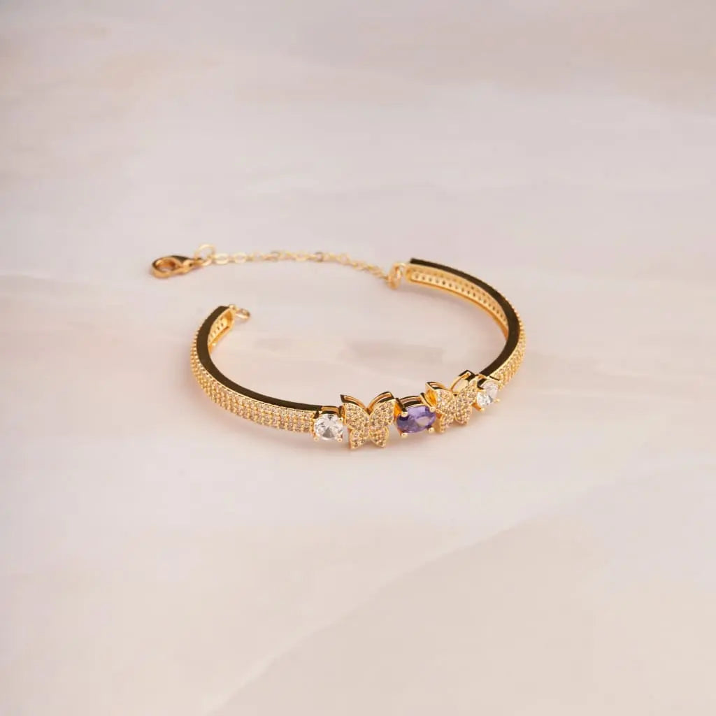 Comma Butterfly Bracelet Cuff Mozaati
