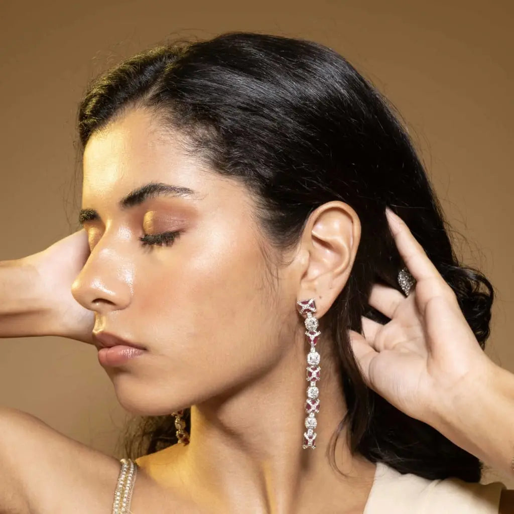 Cross Over Earrings Mozaati