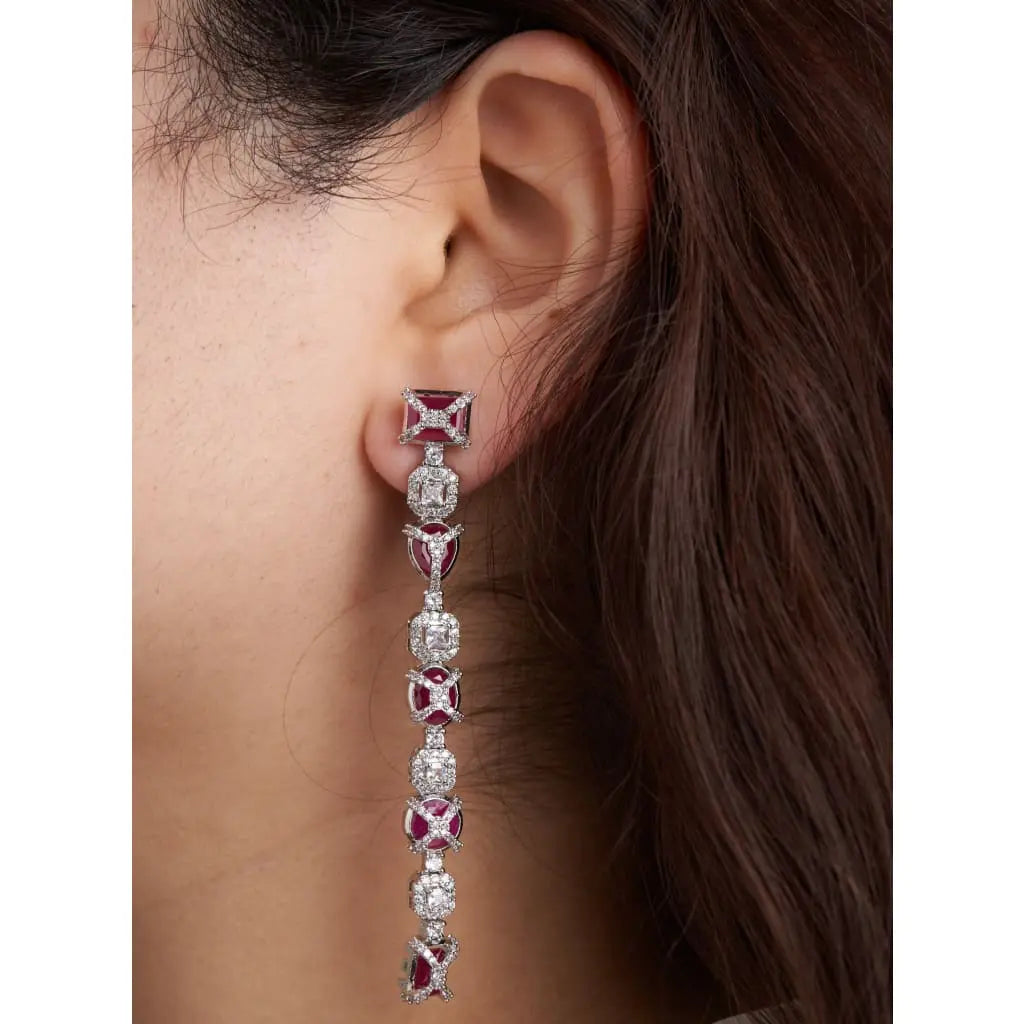 Cross Over Earrings Mozaati