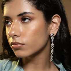 Cross Over Earrings Mozaati