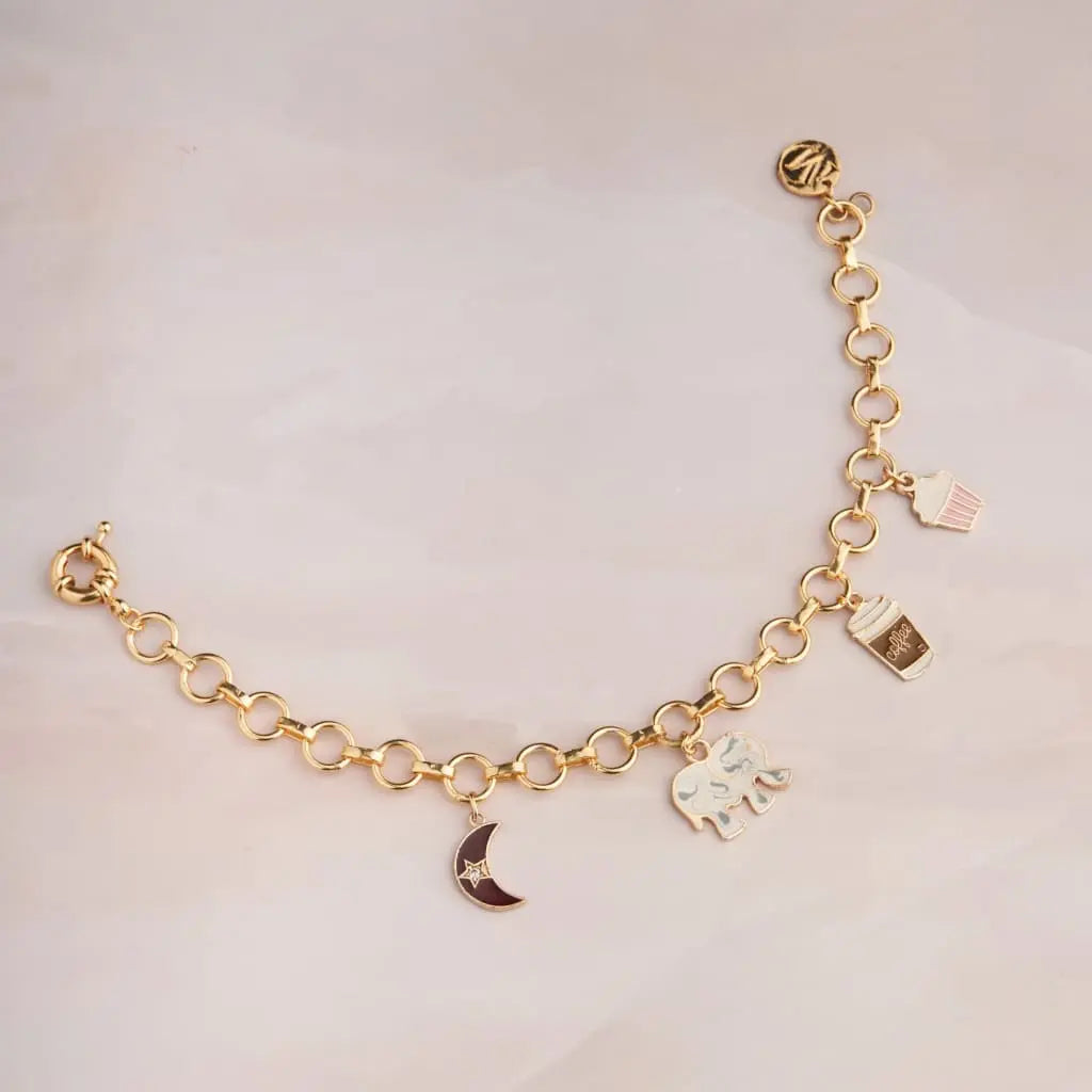 Elephant Charm Bracelet Mozaati