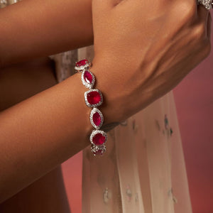 Penny Bracelet - Red