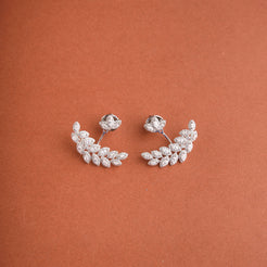 Leaf Lobe Duster Earrings Mozaati