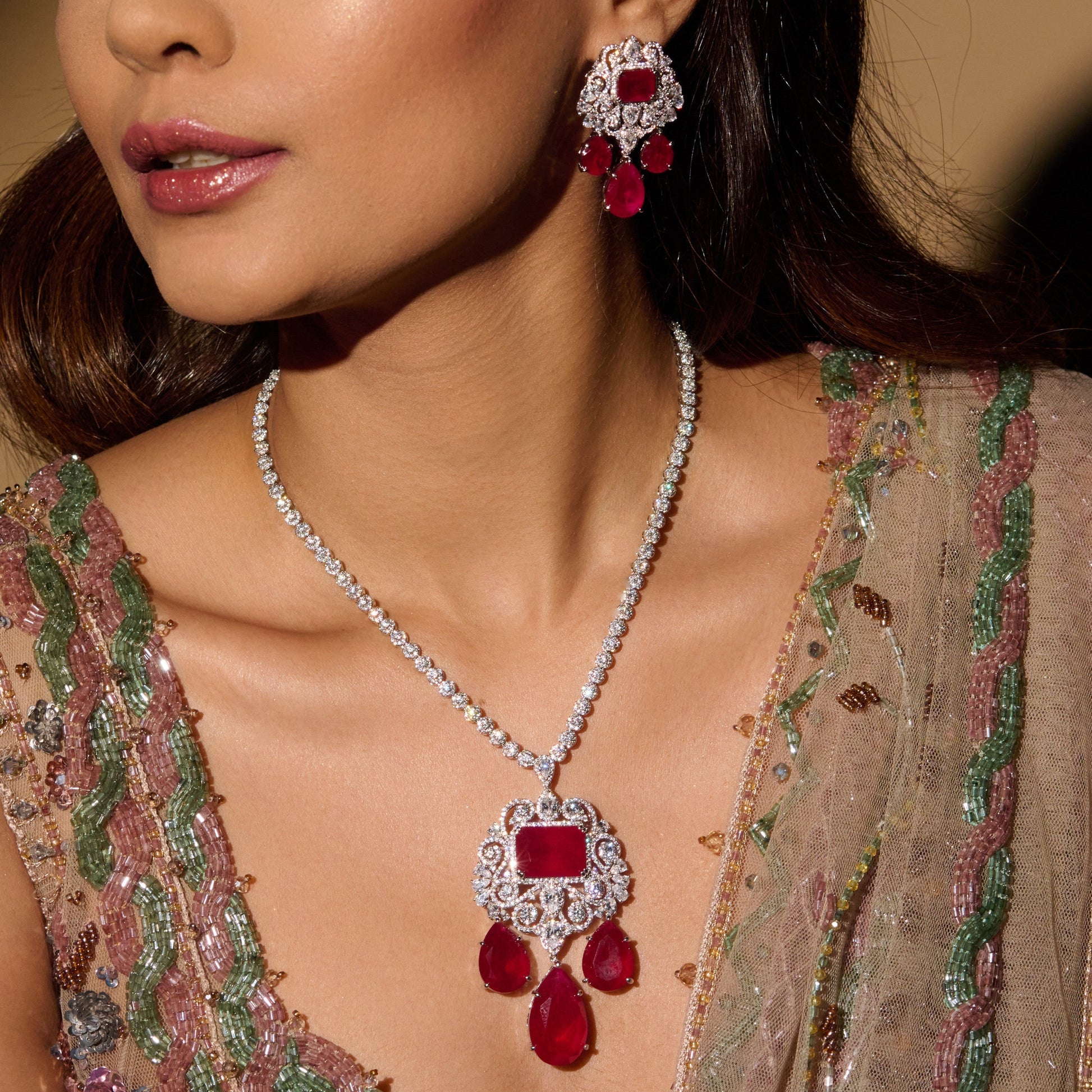 Rivaa Necklace Set Mozaati