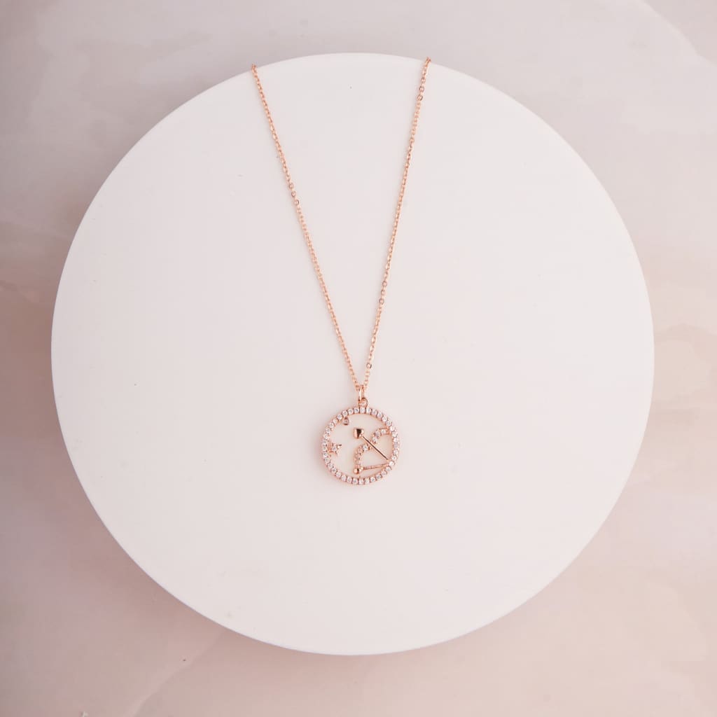 Sagittarius Zodiac Chain - Rose