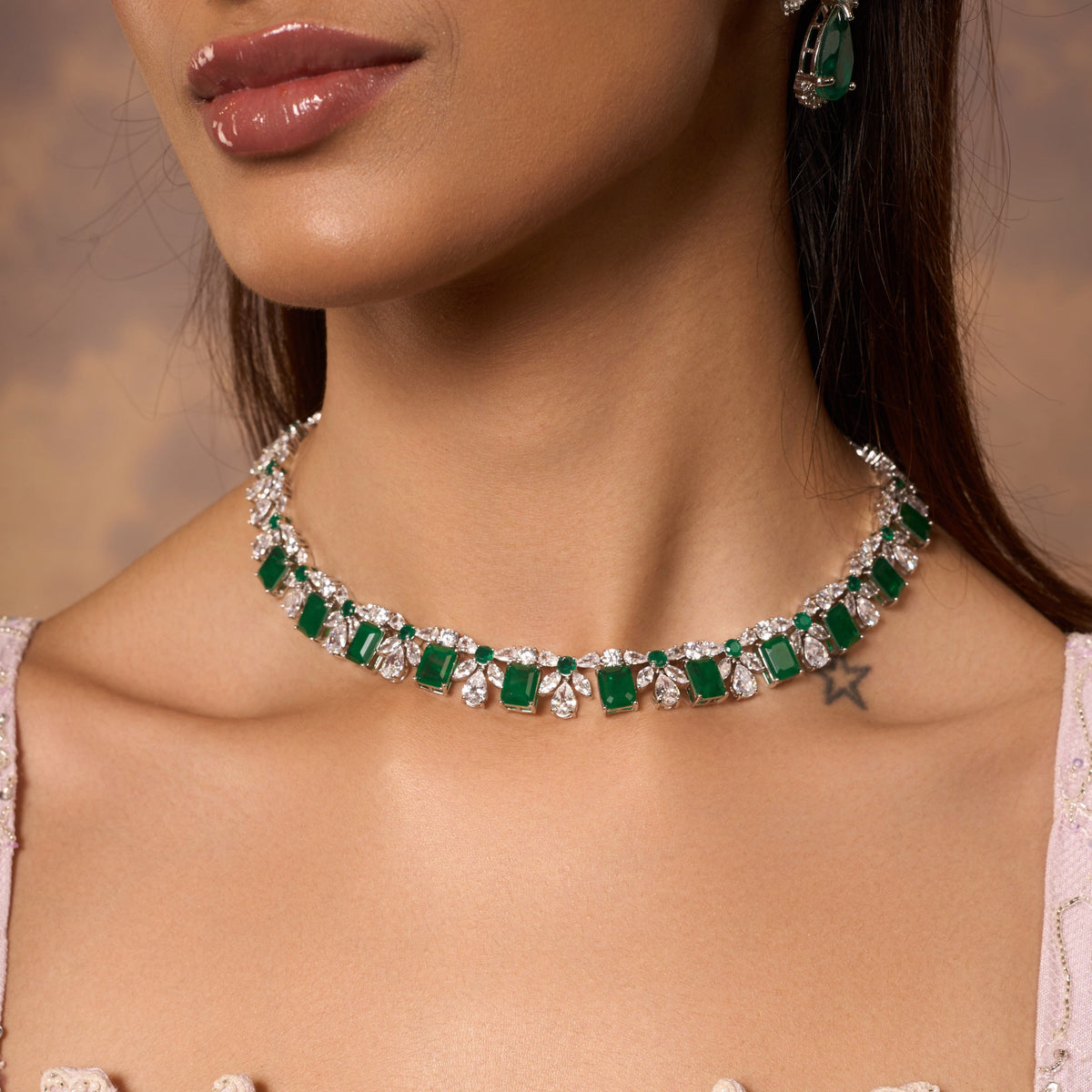 Ersan Necklace Set Mozaati