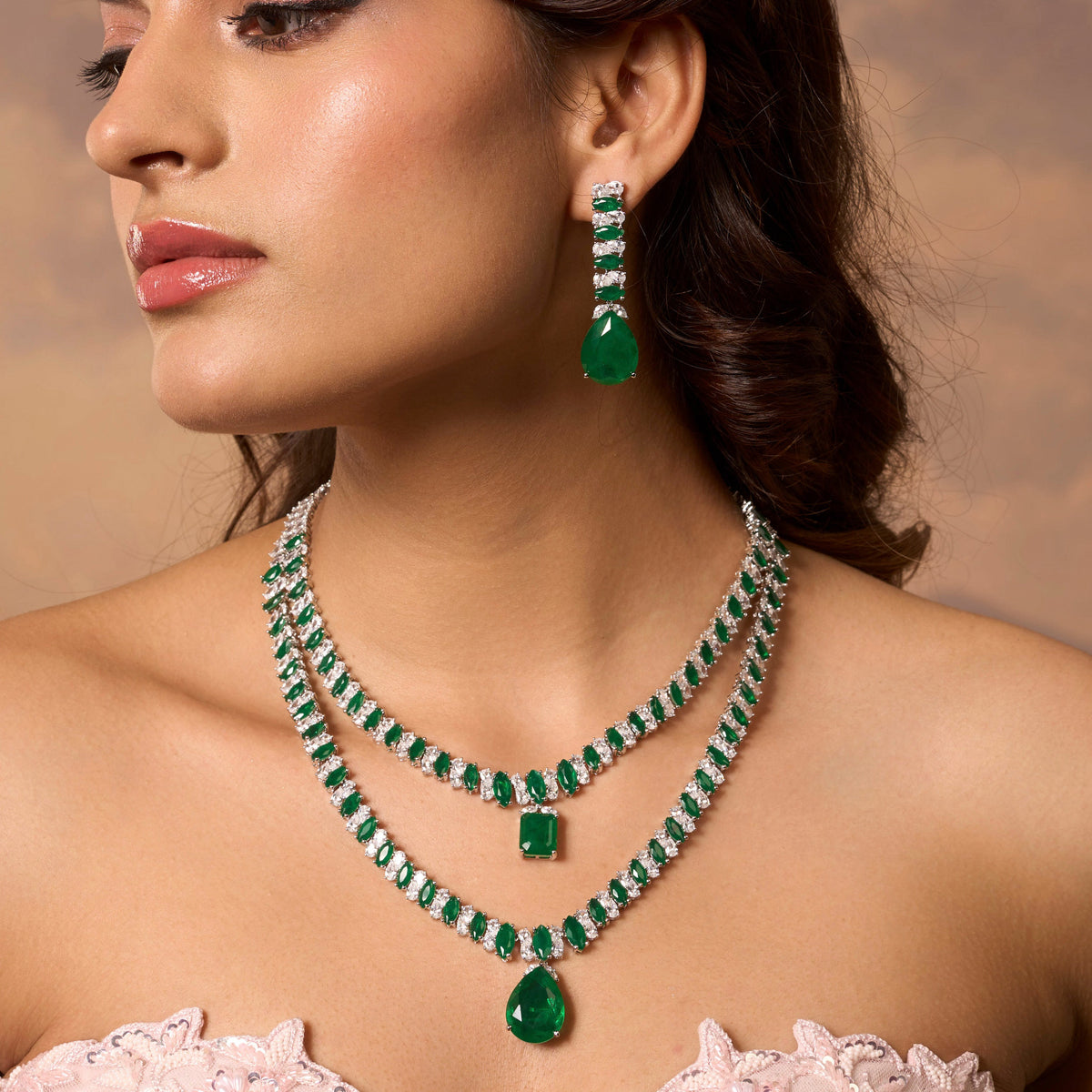 Nuresa Necklace Set Mozaati
