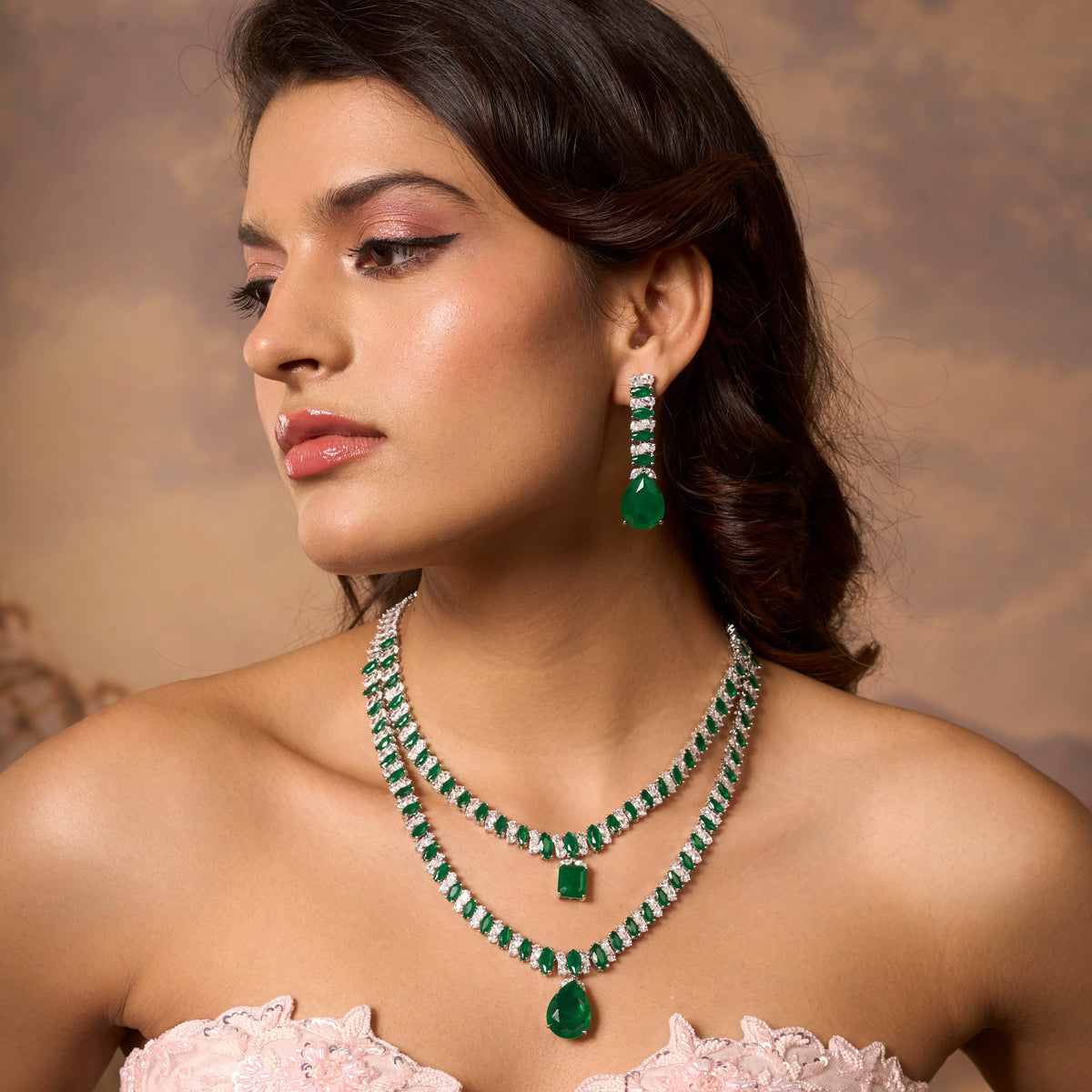 Nuresa Necklace Set Mozaati