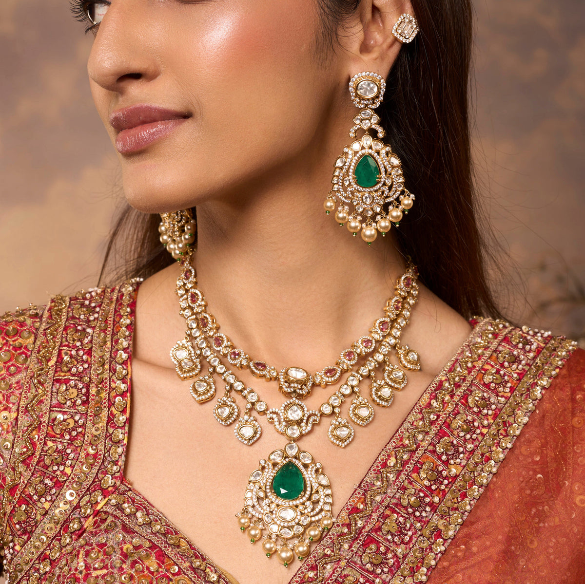 Parizaad Necklace Set Mozaati