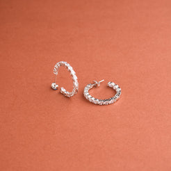 Pear Hoops Earrings Mozaati
