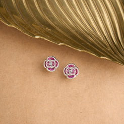 Dainty Rose Earrings Mozaati