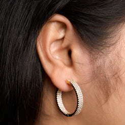 Nihal Hoops Earrings Mozaati