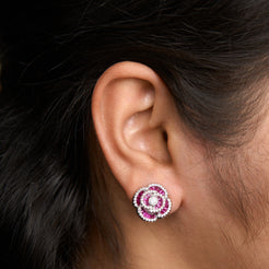 Dainty Rose Earrings Mozaati