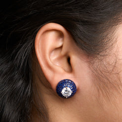 Round Illusion Earrings Mozaati