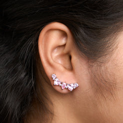 Heart Climber Earrings Mozaati