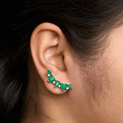 Heart Climber Earrings Mozaati