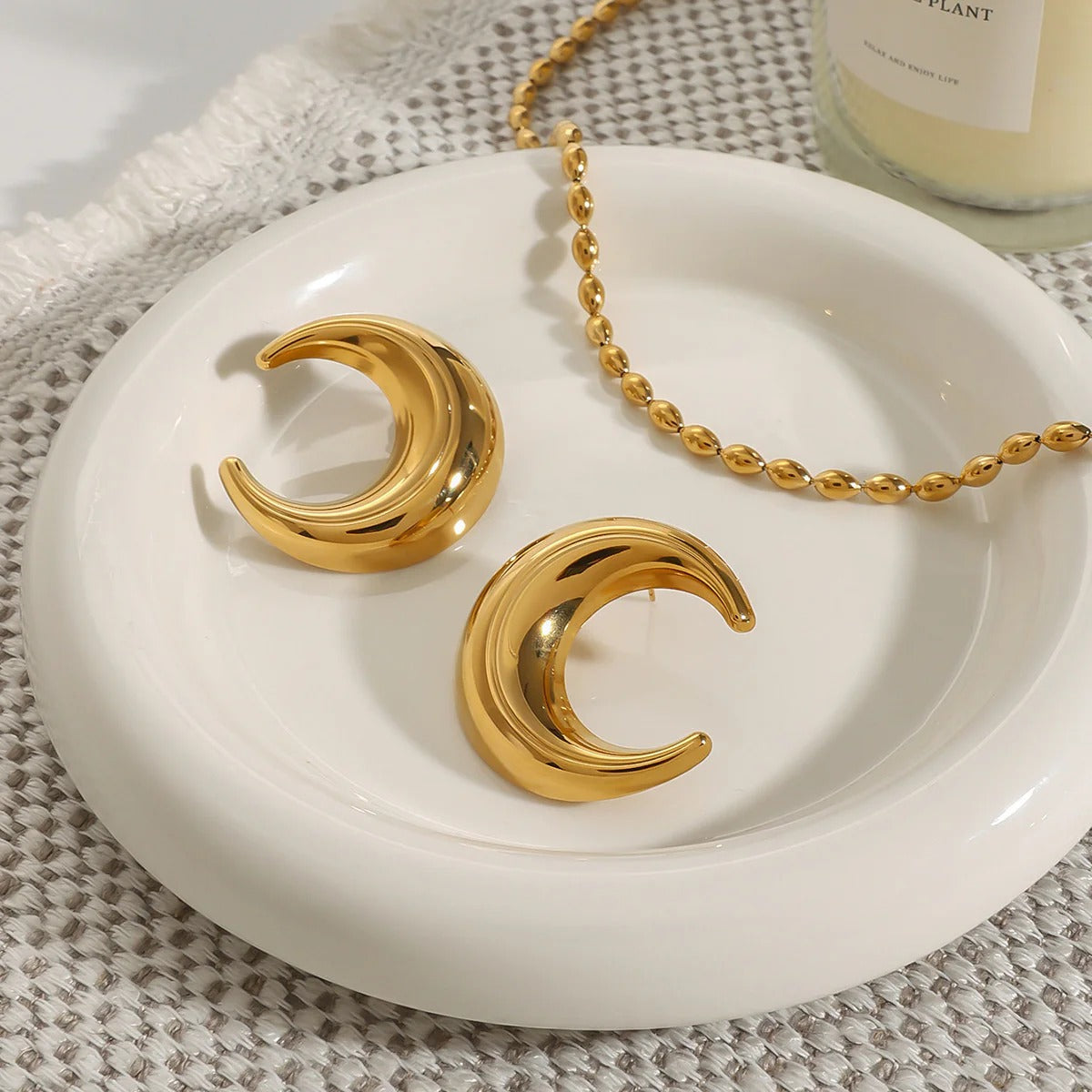 Moon Earrings Mozaati