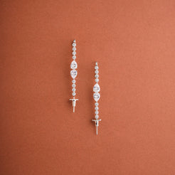 Pear Pin Earrings Mozaati