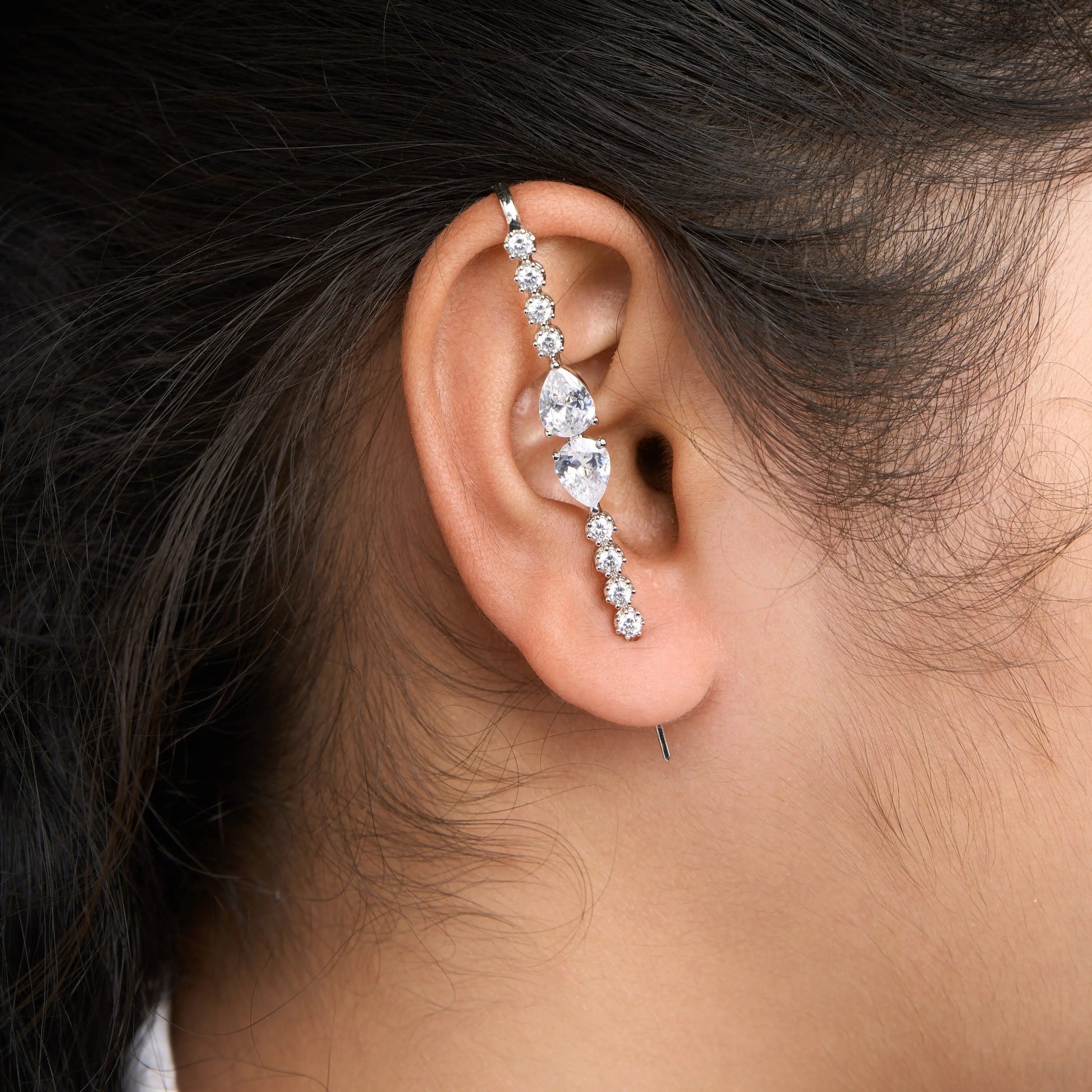 Pear Pin Earrings Mozaati