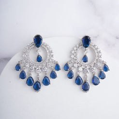 Aashna Earrings - Blue