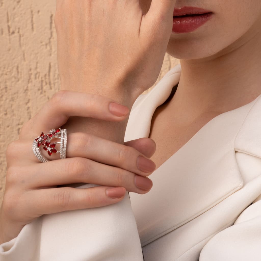 Allium Ring - Red / US6