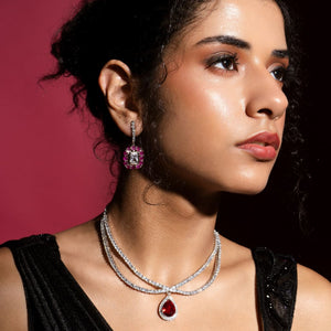 Amari Necklace - Red