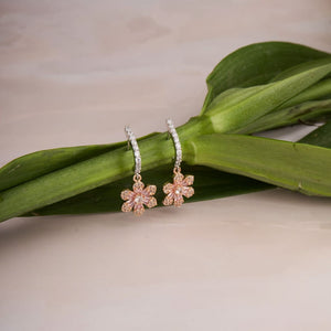 Anemone Earrings - Pink&Rose