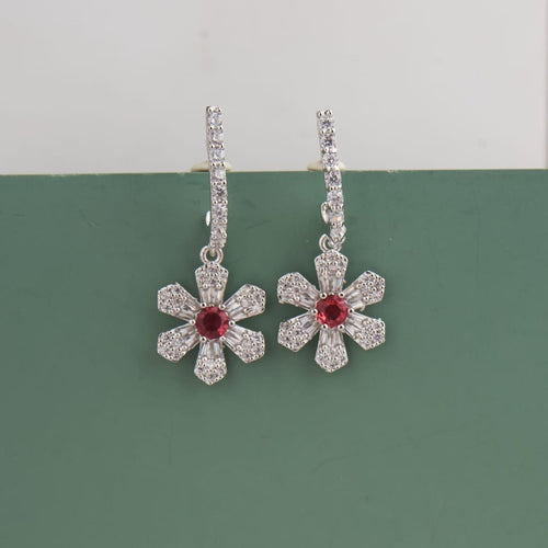 Anemone Earrings - Red