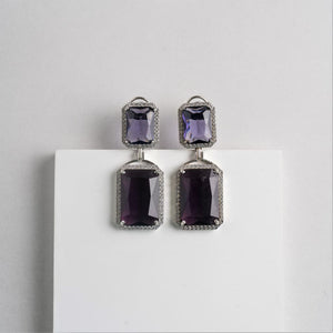 Auro Earrings - Purple