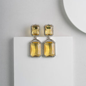 Auro Earrings - Yellow