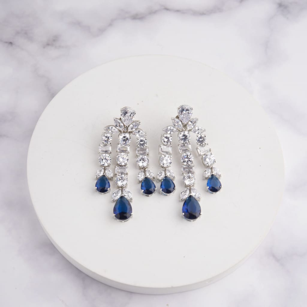 Avere Earrings - Blue