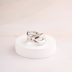 Baguette Cross Ring Mozaati