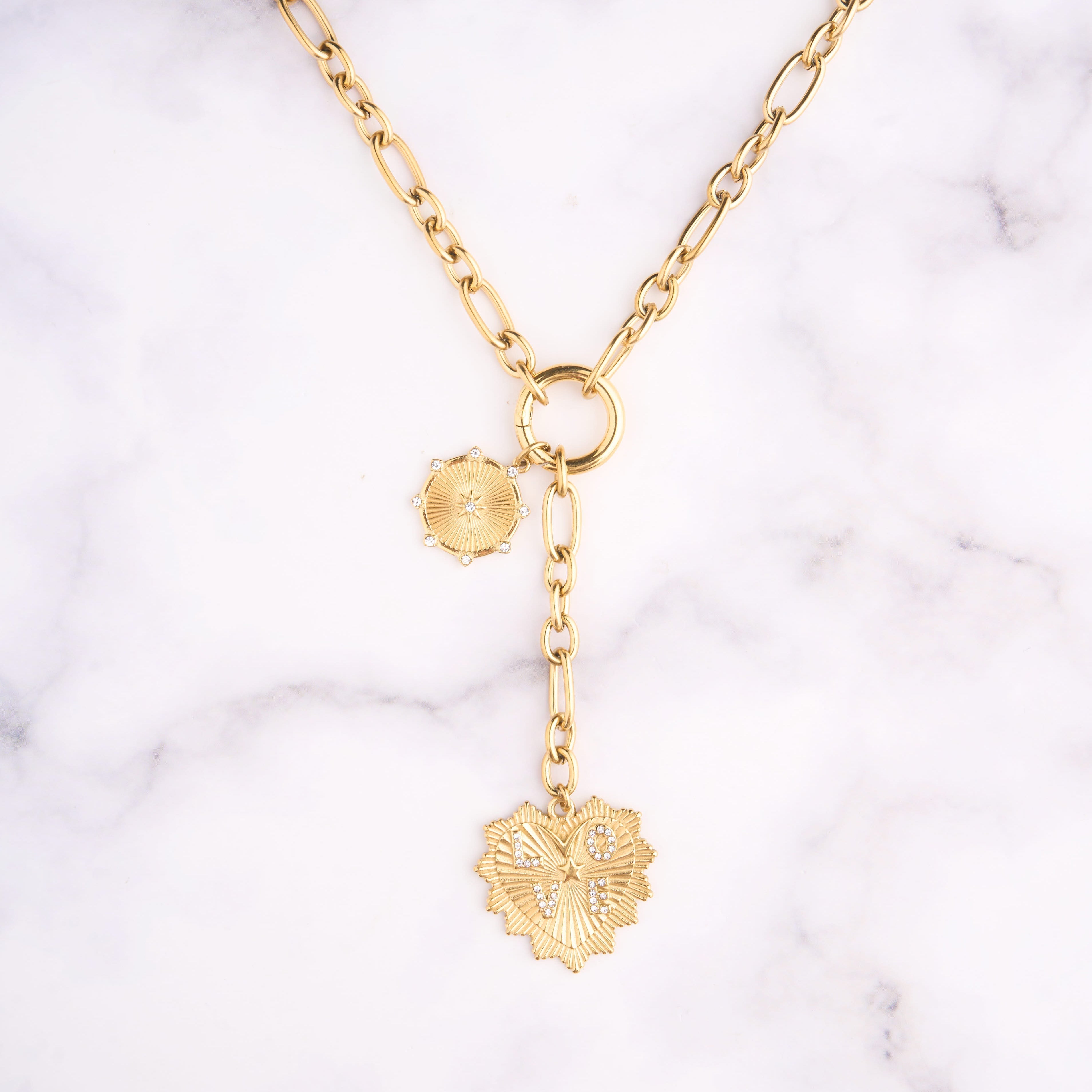 Big Love Charm Necklace Mozaati