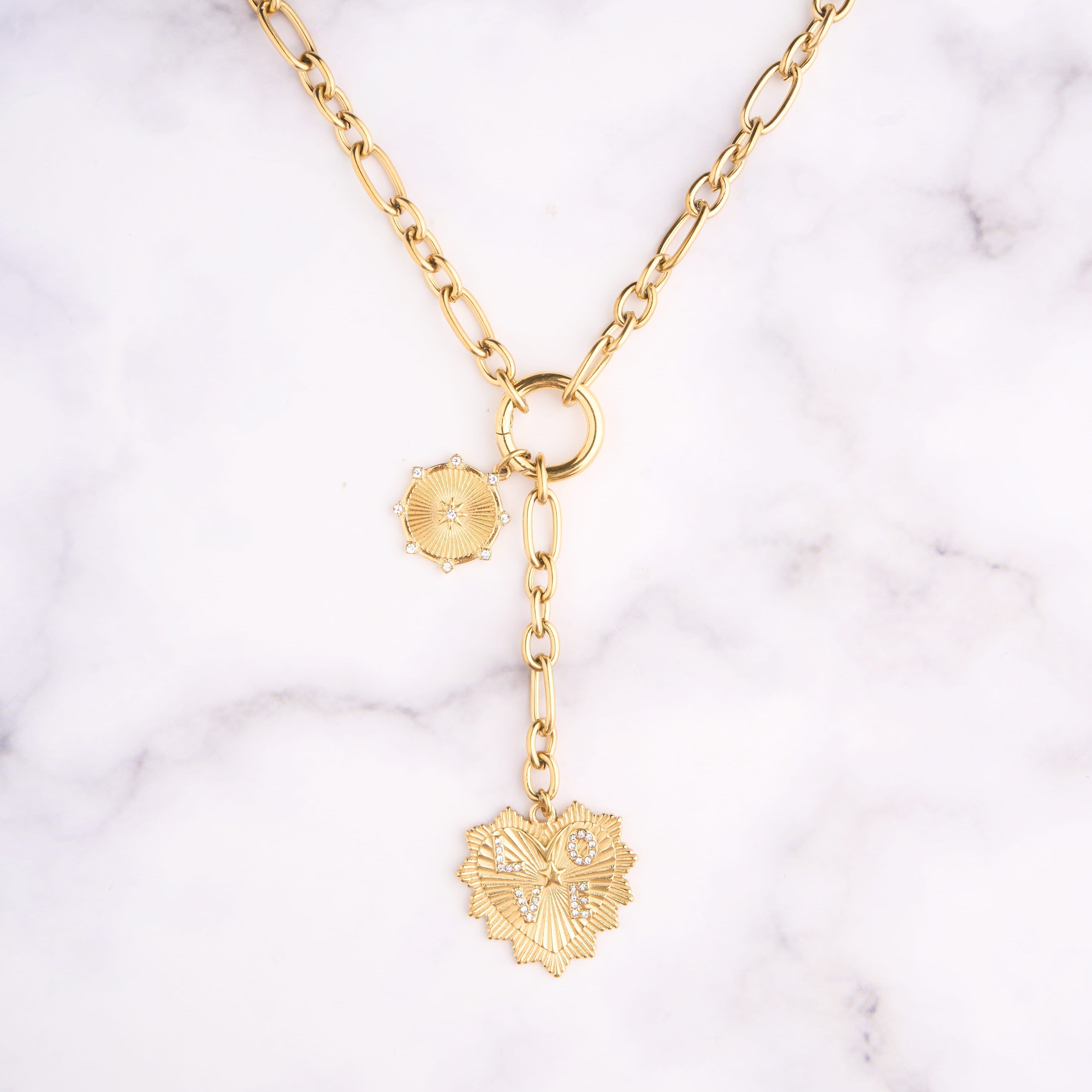 Big Love Charm Necklace Mozaati
