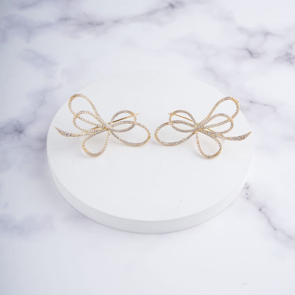 Bow Ear Cuff - Gold