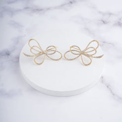 Bow Ear Cuff - Gold
