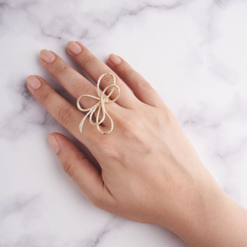 Bow Ring - Gold