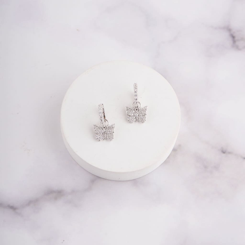 Butterfly Huggies Earrings