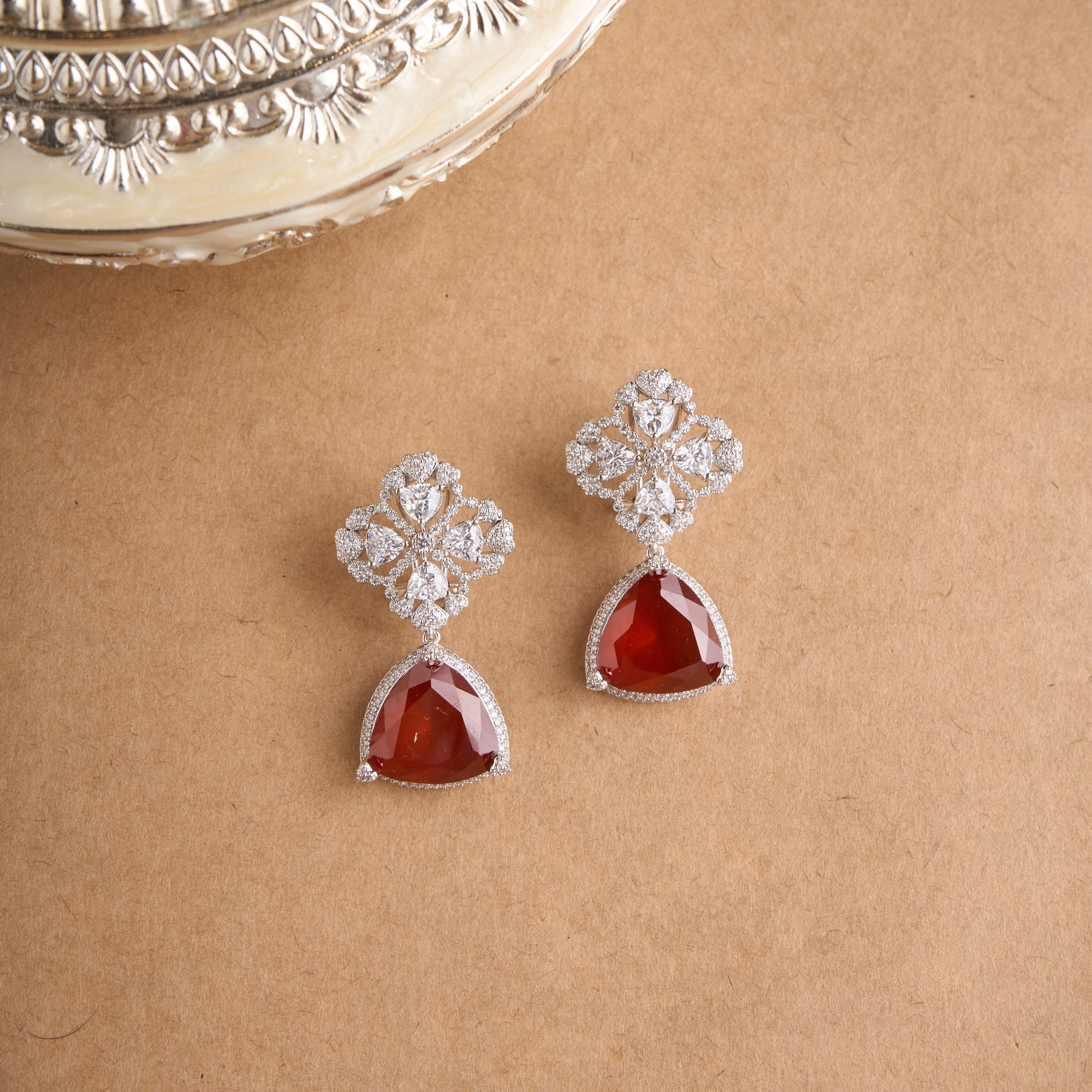 Camellia Earrings Mozaati