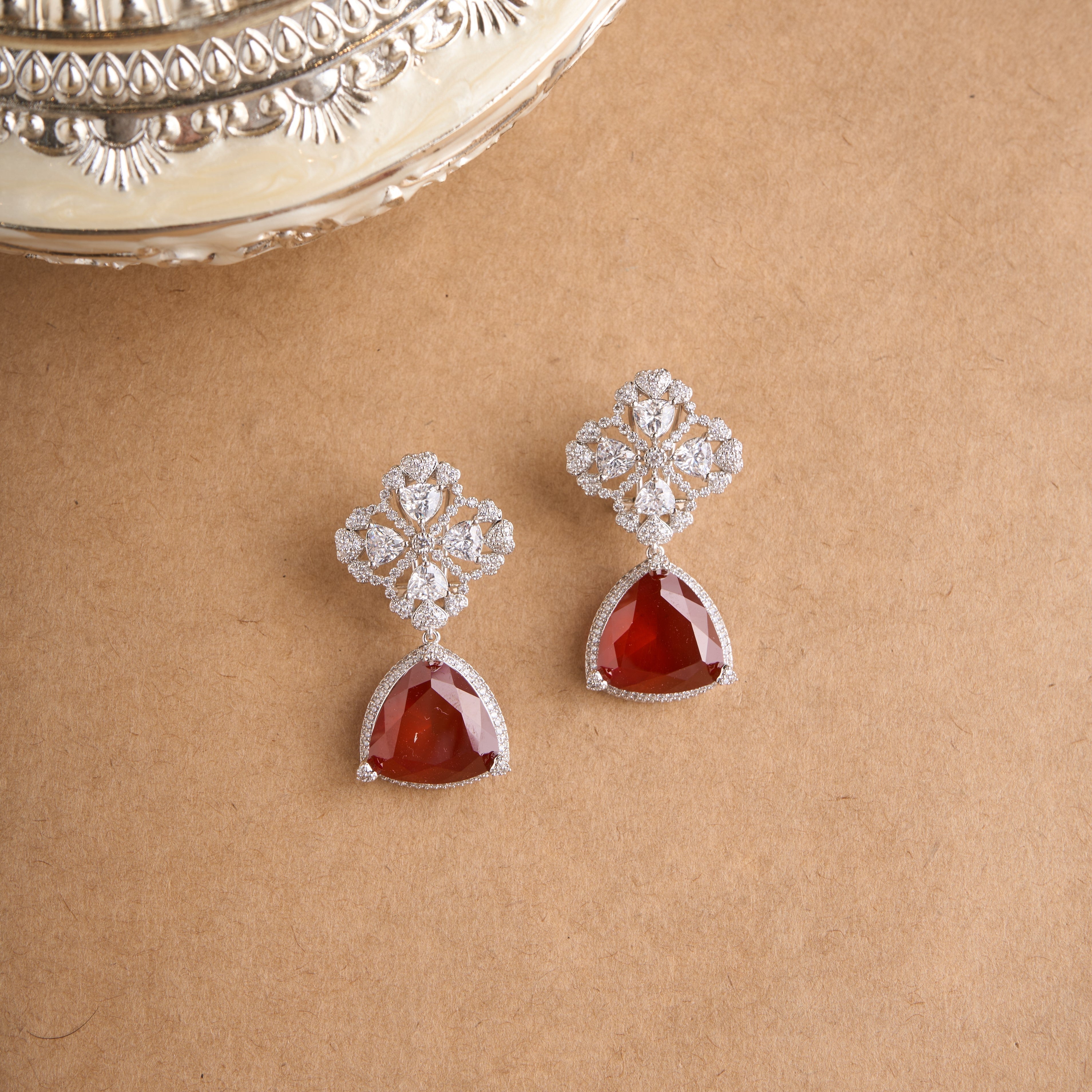 Camellia Earrings Mozaati