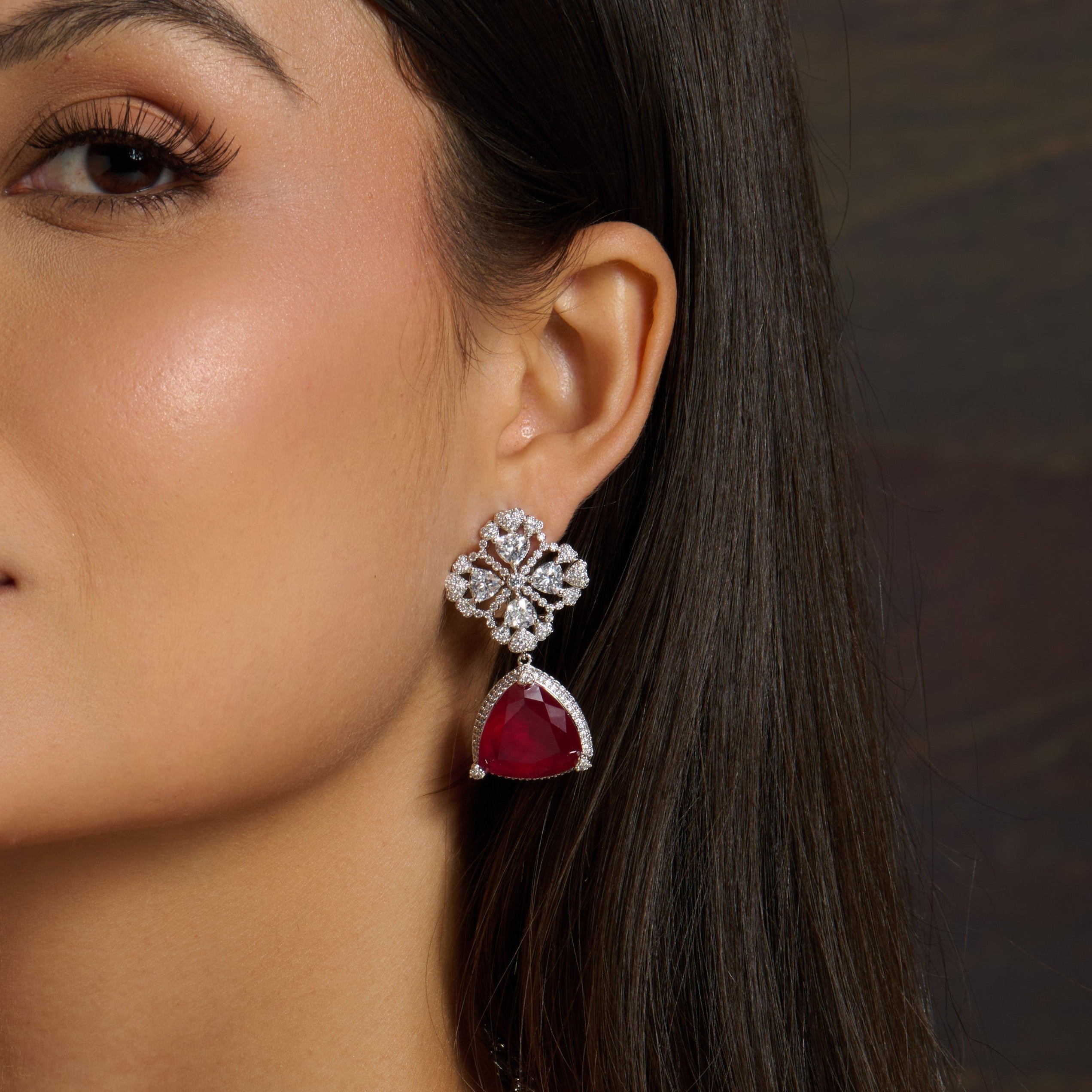 Camellia Earrings Mozaati