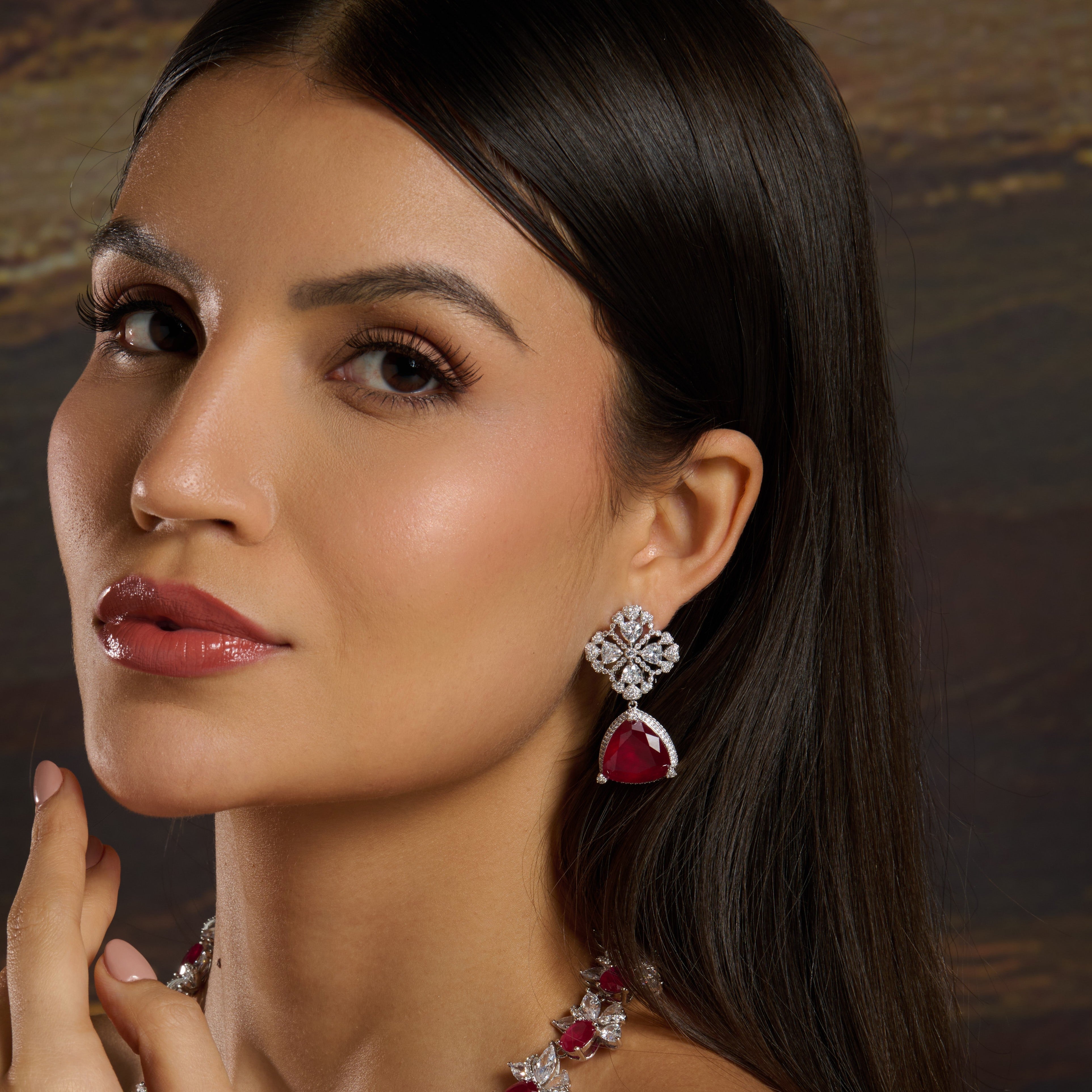 Camellia Earrings Mozaati
