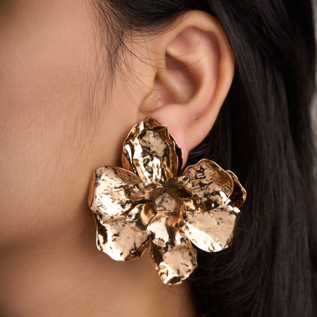 Chunky Flora Earrings