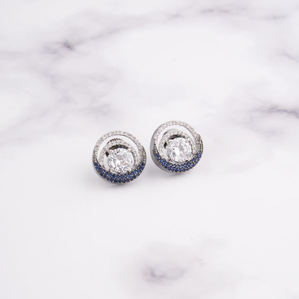 Colson Earrings - Blue
