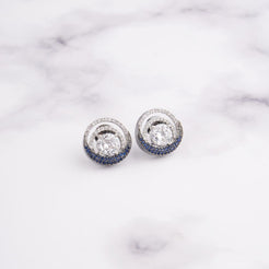 Colson Earrings - Blue