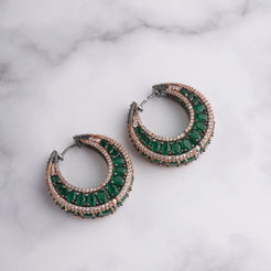 Crusted Bali Earrings