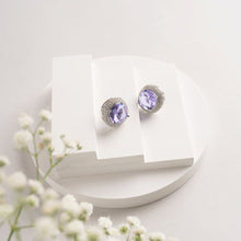 Load image into Gallery viewer, Cushion Halo Earrings
