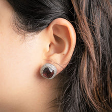 Load image into Gallery viewer, Cushion Halo Earrings
