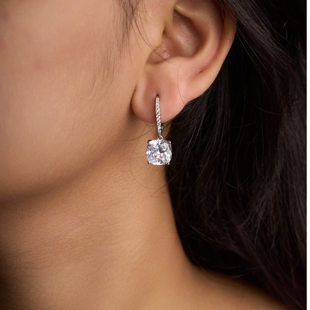 Cushion Huggies Earrings